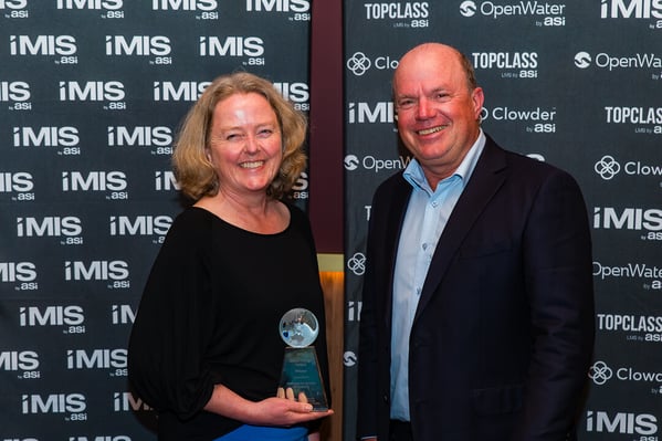 Dietitians Australia accepts a Great Things Award for Excellence in Award Program at the iMIS Users Group Asia Pacific 2025 Discovery Conference. 