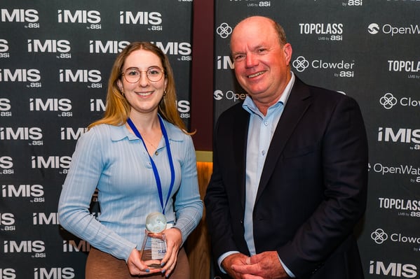The Paramedic Council of New Zealand accepts a Great Things Award Honorable Mention at the iMIS Users Group Asia Pacific 2025 Discovery Conference.